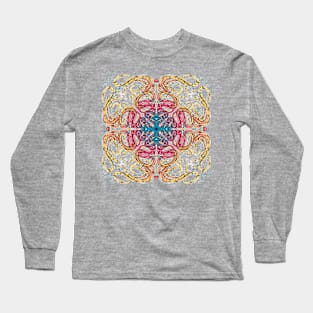 hair mandala with gem's Long Sleeve T-Shirt